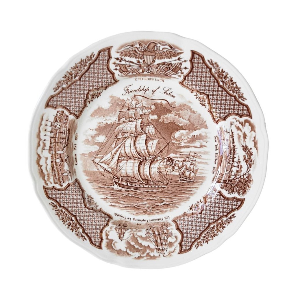 Fair Winds The Friendship of Salem Dinner Plate 10.5" - Picture 8 of 10